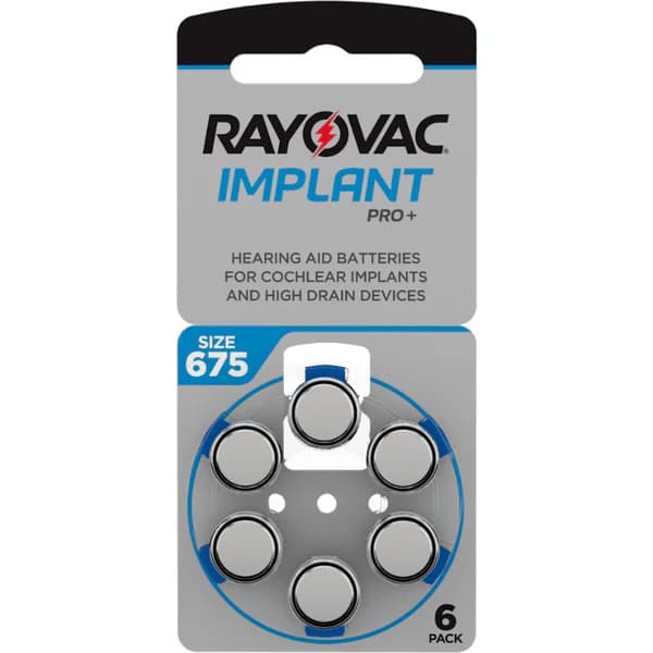 Rayovac Implant PRO+ 675 / Cochleair implantaat