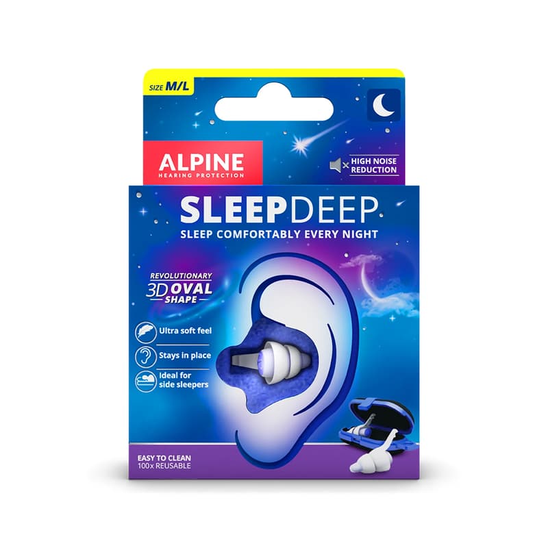 Alpine SleepDeep - Comfortabele oordopjes voor het slapen