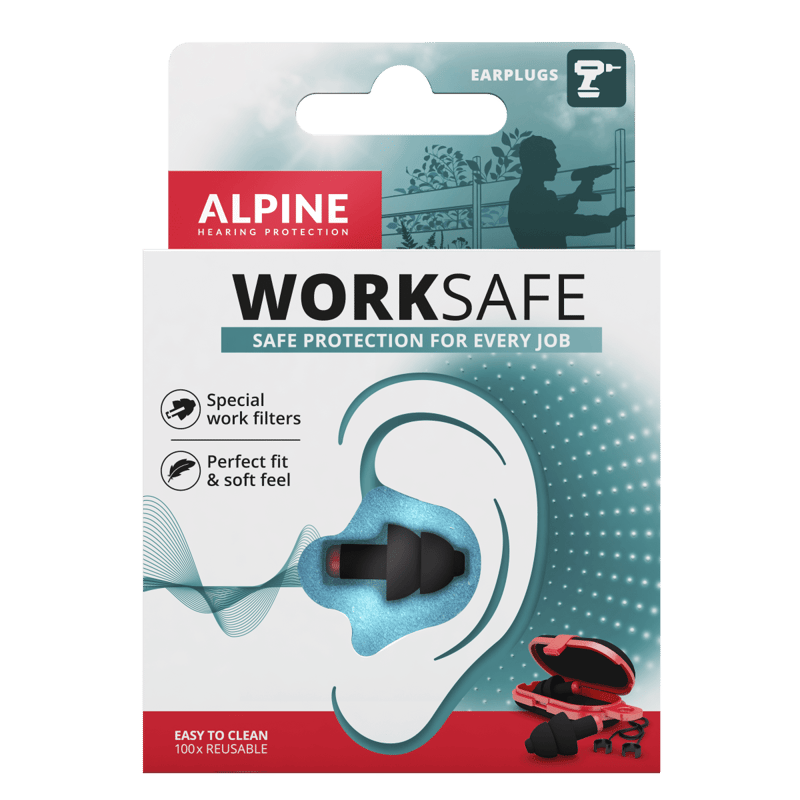 Alpine WorkSafe - gehoorbescherming tegen lawaai op het werk