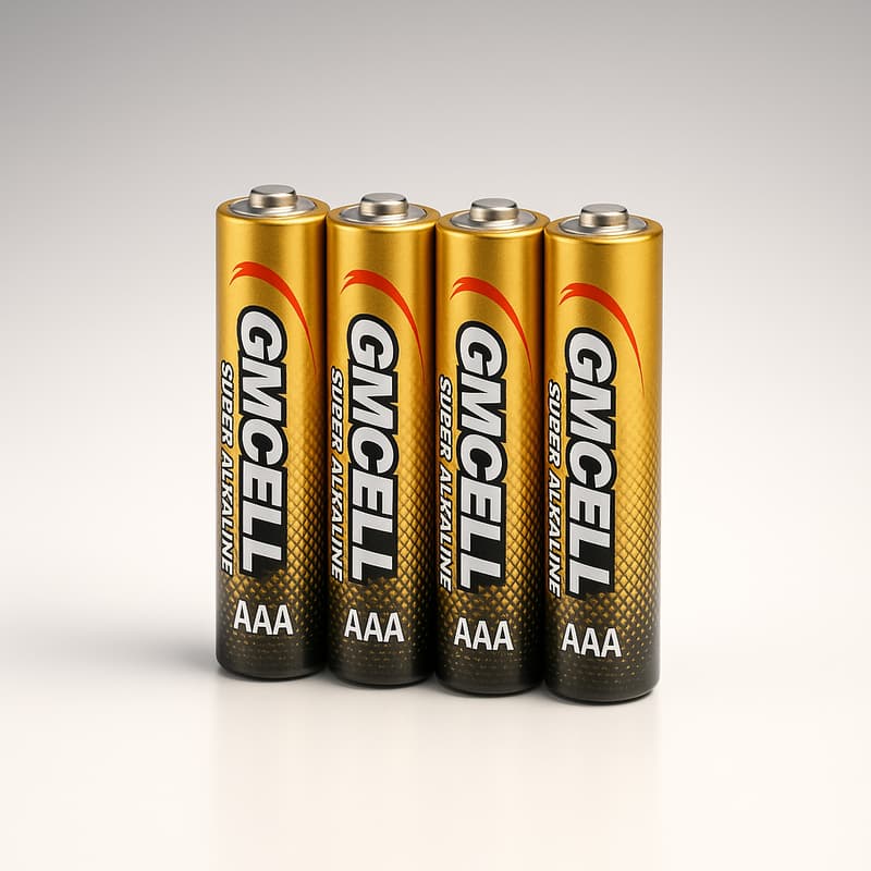 AAA-batterijen - 4 stuks