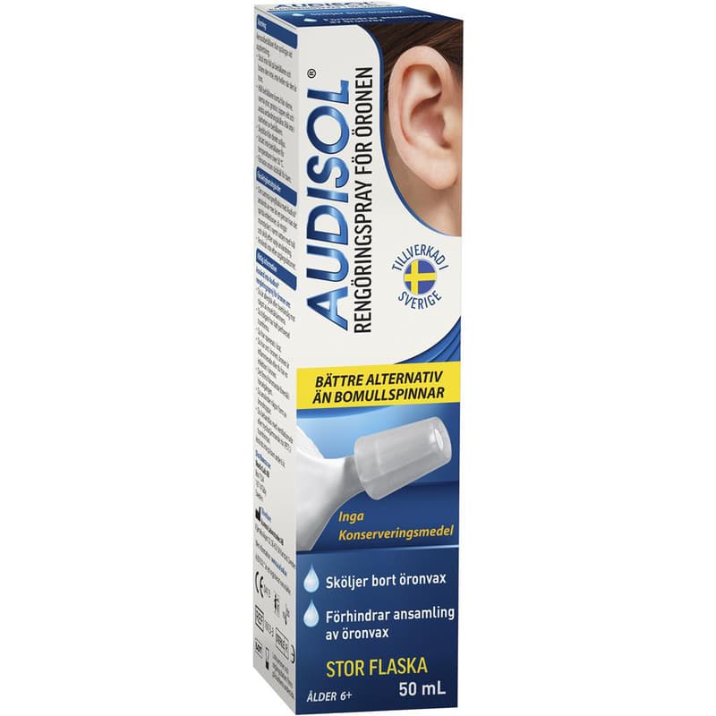 Audisol reinigingsspray voor de oren 50 ml